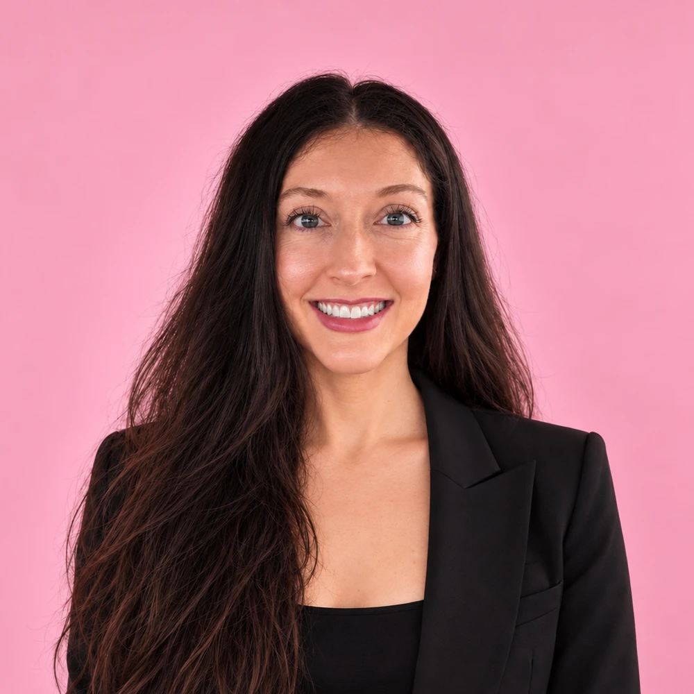 Desirée Clark in a black blazer.