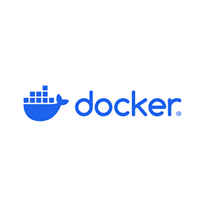 Docker logo.